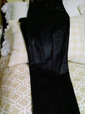 CARTISE BLACK SHINY JEANS SIZE 12 GREAT CONDITION